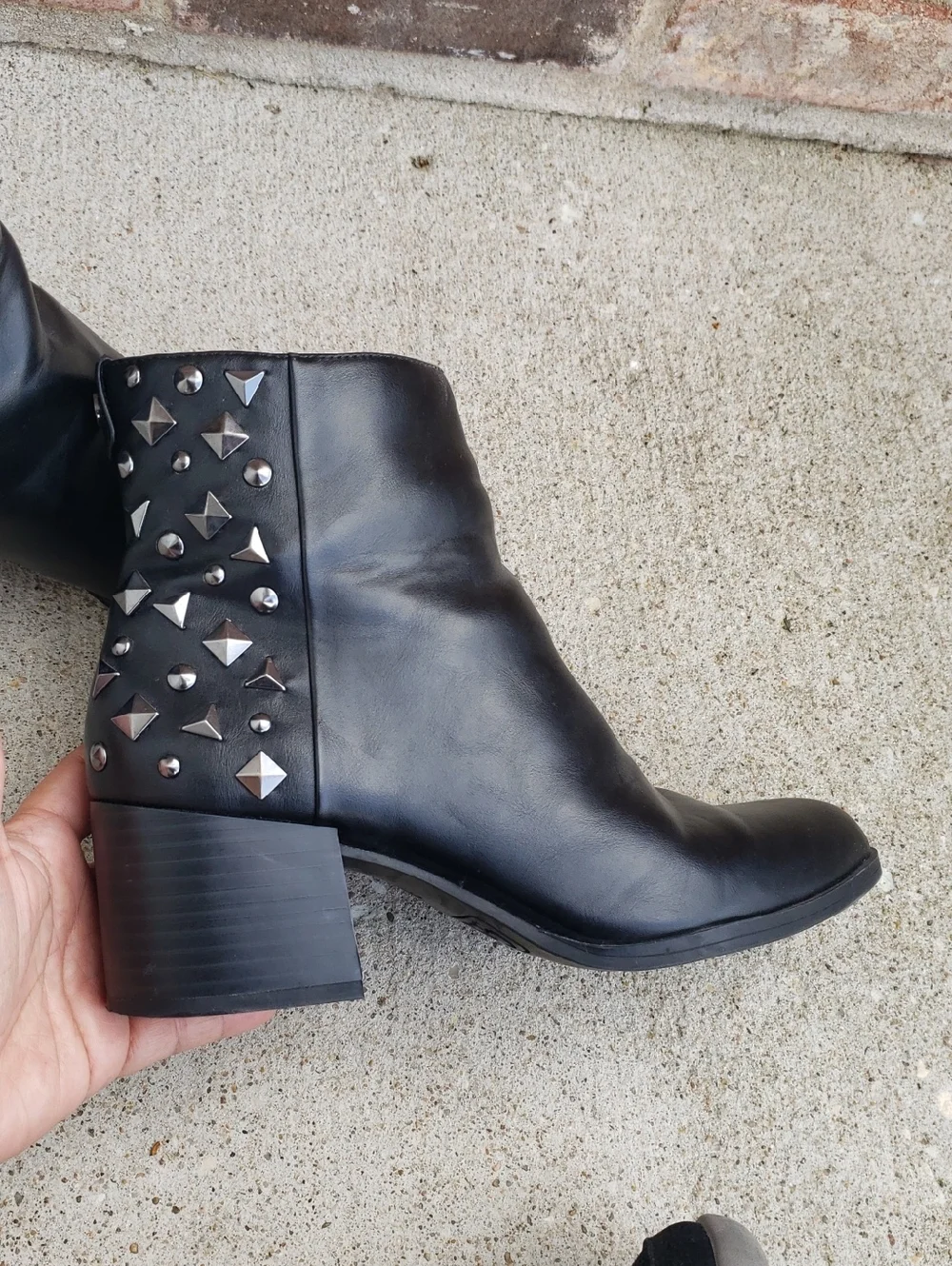 Circus by Sam Edelman Jaimee Embellished Pointed Toe Ankle Boots Size 7 - Picture 10 of 15